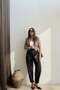 High waist mom jeans anthracite - 2
