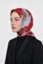 Ruby Pattern Organic Scarf - 2