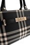 Black - Black Striped Plaid Women's Handbag Sp1149 - 5