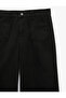 Slim Fit Cotton Spanish Flare Denim Trousers with Pockets - Flare Jeans - 3