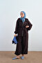 Women's Adjustable Waist and Collar Glitter Tulle Set Brown - 2
