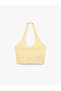 Slim Fit Open Back Halter Neck Sleeveless Sports Tank Top - 2