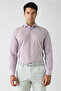 Long Sleeve Regular Fit Pocketed Cotton Easy-Iron Classic Collar Striped Shirt