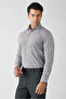 Long Sleeve Slim Fit Plaid Cotton Easy-Iron Classic Shirt - 2