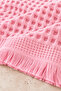 Ceylin Waffle 2-Piece Bath Towel Set 50X90 + 70X140 cm Fringed - 4