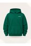 Unisex Women's and Men's Fall Forward Design Text Printed Oversize 3 Thread Hooded Sweatshirt - 6
