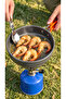 Aluminum Camping Cooking Set - Pot, Pan, and Teapot - 4