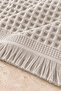 Ceylin Waffle 2-Piece Bath Towel Set 50X90 + 70X140 cm Fringed - 6