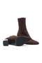 Denise Brown Stretch Heeled Boots - 6