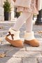 Girls' Knitted Detailed Furry Winter Boots – Warm and Comfortable Daily Boots - 2