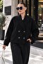 Women's Four-Button Short Cashmere Coat 265293 -