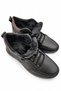 Black 100% Genuine Leather Men's Casual Daily Shoes |   Thermo Base Full Mold |   Furry Inner Lining Full Orthopedic |   Lace-Up Men's Shoe Model for Comfortable Daily Use - 2