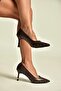 Z308400409 Brown Thin Heeled Women's Shoes - 2