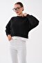 Women's Skirt-Looking Shirt-Crew Neck Short Sweatshirt 265219 - 3