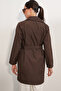Women's Belted Short Trench Coat 5990 - A.Brown - 6