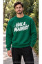 Men's Hala Madrid Text Printed Crew Neck Casual Regular Fit Sweatshirt