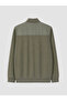Ozmarka New Season Khaki Stand Collar Men's Zippered Sweatshirt - 5