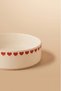 Sweetheart Heart Detailed Salad Bowl White 23 cm - 2