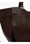 Textured Tote Bag with Knotted Detail - 4