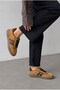 Women's Camel-Black Lace-Up Casual Walking Sneaker Sports Shoes Rota - 6
