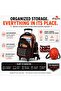 Kids Trolley Backpack Set 3 Piece, School Bag with Lunch Bag, Pencil Case & 3 wheel Detachable Trolley, 3D Design Rolling Backpack for Boys & Girls - 7