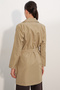 Women's Belted Short Trench Coat 5990 - K. Beige - 6