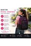 School Backpack for Girls, Pink Floral Kids Backpack with Multiple Compartments, Front Pocket & Medicated Foam For Back Support, Stylish School Bag for Kids & Teens - 6