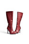 N372530109 Burgundy Thin Heeled Women's Boots - 7