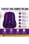 Kids 3 Piece School Backpack Set with Lunch Bag & Pencil Case, Lightweight Water Resistant Bookbag with Laptop Compartment for Middle & High School Students - Purple - 5