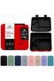 Kids Bento Lunch box, 5 Compartments Leak-Proof Food Organizer for Boys & Girls, BPA-Free School Meal Carrier with Spoon & Fork (Red Black)