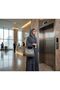 Luxury Soft Leather Handbag and Shoulder Bag - Bag with External Accessory and 3 Organized Main Pockets, Medium Size 27*31cm - 2