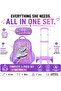 Kids Rolling School Backpack with 3 Wheel Trolley, Detachable School Bag Set for Boys, Wheeled Bookbag with Pencil Case, Large Capacity - Skate Shoes - 8