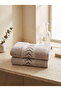 True 2-Piece Embroidered Hand Towel Set 50X90 cm - 2
