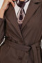 Women's Belted Short Trench Coat 5990 - A.Brown - 5