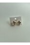White Minel Daisy Flower Earrings - 5