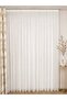 Bamboo Ttm Tulle Curtain Suitable for Every Room - Linen Textured, No Ironing Required, 1/3 Dense Pleats
