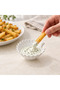 Parrot 6 Pieces White Leaf Patterned Mini Sauce Bowl – Jam Bowl and Breakfast Serving Bowl - 4