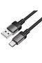 Type-A to Type-C Cable, 3 Amp, 1.2 Meter, Black - C9-04 - 2