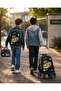 Kids Rolling School Backpack with 3 Wheel Trolley, Detachable School Bag Set for Boys, Wheeled Bookbag with Pencil Case, Large Capacity - Super Car - 6
