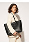 Tassel Detail Tote Bag with Button Closure - 2