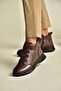 Z555560903 Brown Genuine Leather Comfort Orthopedic Sole Women's Boots - 3