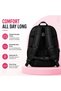School Backpack for Girls, Pink Floral Kids Backpack with Multiple Compartments, Front Pocket & Medicated Foam For Back Support, Stylish School Bag for Kids & Teens - 3
