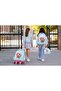 Kids 3 Wheel Trolley School Backpack Set, 3 wheel Detachable Rolling School Bag with Lunch Bag and Pencil Case for Kids (Comic Cartoon) - 8