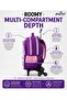 Kids 3 Wheel Trolley School Backpack Set, 3 wheel Detachable Rolling School Bag with Lunch Bag and Pencil Case for Kids (Arora) - 6