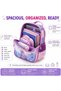 Kids School Backpack Set 3 Piece for Girls, Lightweight School Bag with Lunch Bag and Pencil Case, Water Resistant Bookbag for Primary School - 3