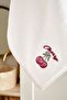Sweet Cherry Embroidered Bath Towel 90X150 cm - 2