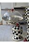 Enamel Kitchenware Set 14 Pieces Checkerboard - 3