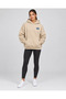 Unisex Women's and Men's Nothing Stronger Design Text Printed Oversize 3 Thread Hooded Sweatshirt - 4
