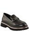 D26Ka-3220-B Black Women's Comfort Leather Shoes