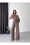Madonna Collar Finger-Looped Wrinkled Double Suit